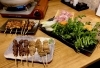 焼き鳥と「新庄せり鍋」「 【“最上どり” が食べられるお店　Vol.6 】　旬彩ダイニング 喰う太（新庄市）」