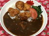 「本日のAランチは　とりからカレー🍛」