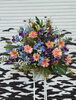春色の大輪のガーベラが印象的「春の香りでお祝いを」