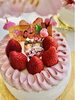桃の節句　ショートデコレーション「春が訪れる　ひな祭りケーキ」