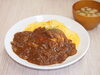 大迫力のハヤシオムライス「ふわとろオムライスに濃厚なハヤシソースがたっぷり！贅沢な味わいをどうぞ。」