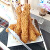「ジャンボえびフライの日です🍤大好評！山形牛 リブロース すき焼き重✨　」