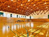 屋内訓練場はとても広く、2コート楽々設営できます「【茨城】【水戸】【EIKOデジタル・クリエイティブ高等学校】25-03-07【ドローン】【免許】【資格】」