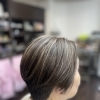 白髪ぼかしハイライト【ショート、ショートボブ！京都市西京区洛西frere(フレール)】