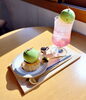「3月限定 桜抹茶プリン🌸桜抹茶クリームソーダ」