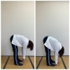 レッスン前　→→  レッスン後「自律神経が乱れやすい時期　春がやってきた　日進市で子どもと一緒に参加できるピラティススタジオ　Kanaピラティス　健康と美容が得意なインストラクター」