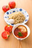 「めぐみトマト🍅を使用したつけ麺😋【諏訪市のおすすめラーメン＆カフェの店】」