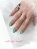 春ネイルで気分も↑↑「最新春トレンド❤︎ホライゾングリーンネイル【札幌北区北24条ネイルサロン　yuki puri nail】」