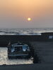夕陽「3/25  金谷港からの夕陽」