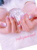 「白グラデーション❤︎ネイル【札幌北区北24条ネイルサロン　yuki puri nail】」