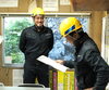 朝礼でのひとコマ「【先輩スタッフ紹介】田口慎二（技術者）」