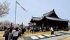 手本揮ごう状況「【上寺山餘慶寺】公開揮ごうをおこないました【桜まつり】」