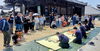 手本揮ごう状況「【上寺山餘慶寺】学生たちも揮ごうしました【桜まつり】」