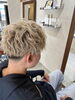 ミルクティーベージュ×刈り上げショート「ミルクティーベージュ」