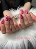 「春❤︎マーブルネイル【札幌北区北24条ネイルサロン　yuki puri nail】」