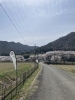 室牛の入り口　桜のゲート「室牛は桜のゲートがお出迎え」