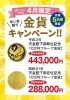 4月金貨キャンペーン「【4月限定】金貨キャンペーン再登場！早い者勝ちです！」