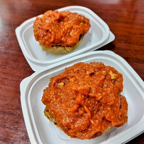 豚ハンバーグトマトソース「4月12日のお惣菜」