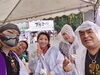 「明日は静峰ふるさと公園でよさこいです✨写真は先週末のご縁祭」