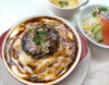 半熟卵入りハンバーグドリア「   ○・。＊　週替わりアザレアランチ　＊。・○」