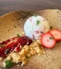 春のデザート イチゴのカッサータ🍓「春のデザート イチゴのカッサータ🍓　農家イタリアン trattoria＆bar 黒猫🐈‍⬛」