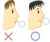 口呼吸と鼻呼吸 さて、自分は何呼吸をしているのでしょうか？ まさか