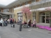 外を気持ちよく散歩しました「新見市社協のデイサービスをぜひご利用ください♪」