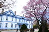 ❶豊平館と桜「桜を見に、中島公園へ行ってきました！」