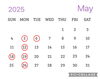赤まるが定休日です。「5月Cherry美容室定休日」