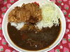 「本日のAランチは　山賊焼きカレー🍛」