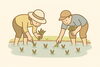 田植え「七十二候「霜止出苗（しもやみてなえいずる）」：田植えの季節の始まり」