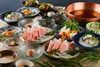 瀬戸内産真鱧と瀬戸のもち豚の黄金出汁しゃぶコース「初夏の宴会はしゃぶ吉別館限定コースで涼やかにお楽しみください！【昭和町 しゃぶ吉】」