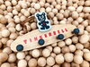 木製壁掛けハンガー「お楽しみくじ　壁掛けハンガー　[127/365]」