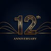 MEN'S脱毛専門店ASKの12周年ロゴ「MEN'S脱毛専門店ASK 祝 12周年！」