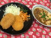 「本日のAランチは　盛り合わせと麻婆豆腐」