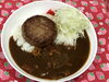 「本日のAランチは　チーズインハンバーグカレー🍛」