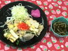 「本日のAランチは　豚肉の和風炒め（チャンプル風）」
