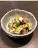 「タコとアボカドのバジルペッパー和え」