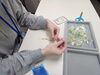 「ジェフユナイテッド応援グッズ制作の様子【就労継続支援B型　ゲーム　千葉市】」