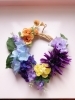 紫陽花リース「手作りリースでお出迎えします😊」
