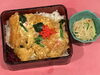 「本日のAランチは　チキンカツ玉子とじ丼」