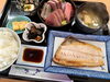 ホッケの焼き＋刺身盛り合わせ定食　2600円「ホッケの焼き＋刺身盛り合わせ定食、小鉢3品付き　2600円」