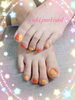 「フットネイル❤︎税込4000円SALE中【札幌北区北24条ネイルサロン　yuki puri nail】」