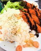 エビピラフとエビフライのコンビランチ900円😋「⭐️OBANYA ランチ&お弁当⭐️」
