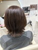 白髪もしっかり染まりヘアカラー後も艶感アップ⤴️「頭皮ケアには毎日のNOTTO OGシャンプーがおすすめ✨」