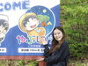 「こだまの森場内の一番目立ちそうな場所に看板設置しました！【木祖村　こだまの森　キャンプができる】」