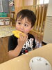 「かぼちゃペーストを使った手作りホットケーキのおやつ」