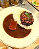 日替りA. 手作り粗挽きハンバーグカレー「【京成八幡駅TRAD】5/28.ランチメニュー（本八幡カレー店、ランチ）」