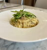「釜揚げしらすとアスパラガスのペペロンチーノ」