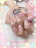 「ピンクグラデーションネイル➕フラッシュ【札幌北区北24条ネイルサロン　yuki puri nail】」